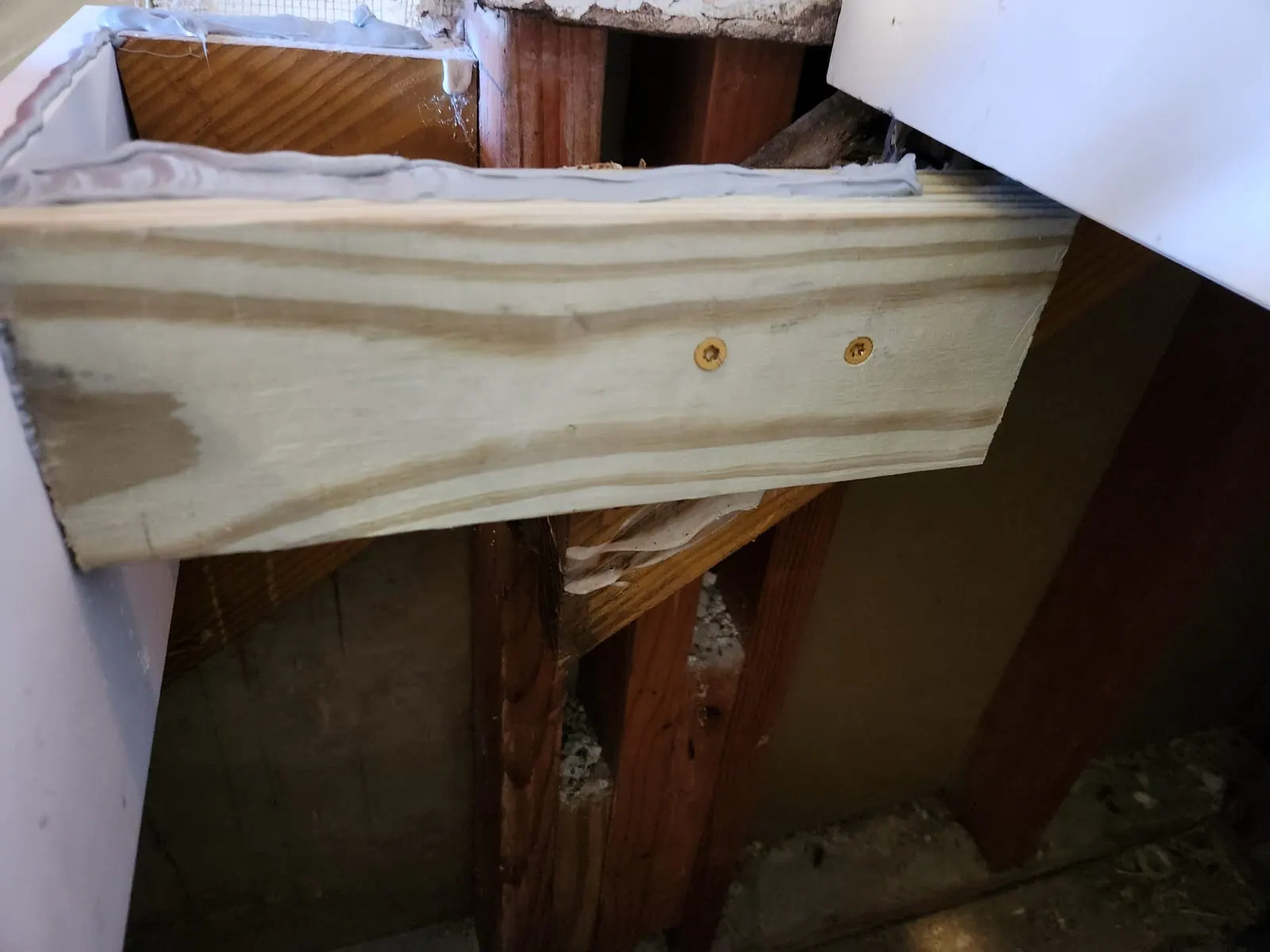 Staircase during PalmPro rebuilding work